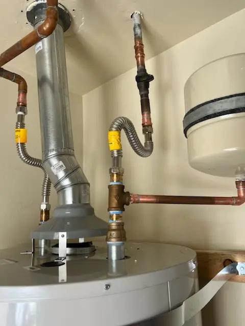 Water heater installation and plumbing repair in Plainfield Center